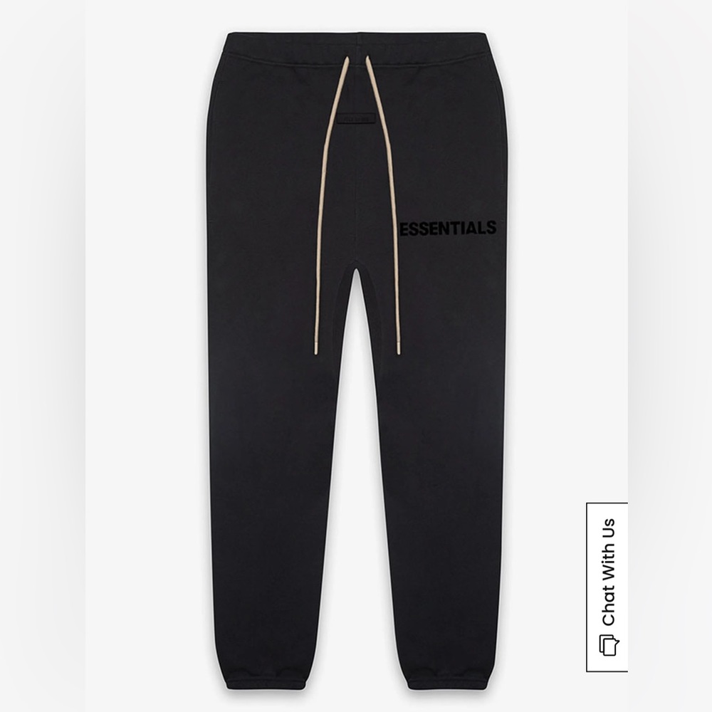 Fear of God Essentials Sweatpants- Jet Black XS